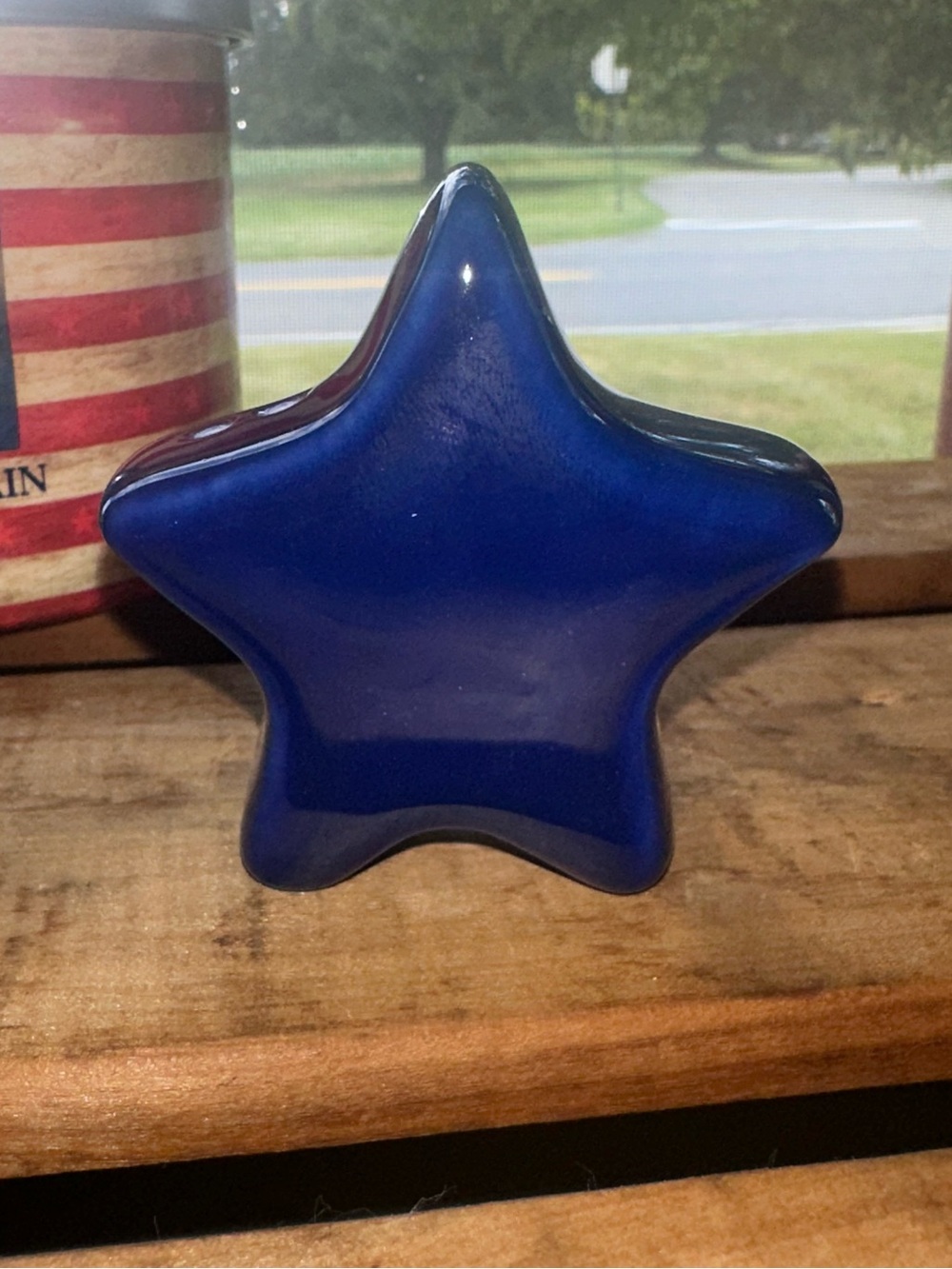 Star & Striped Flag Salt & Pepper Shakers ~ New - Picture 5 of 9